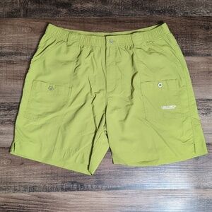 HEYBO Outdoors Lime Green Cargo Fishing Shorts Size XL